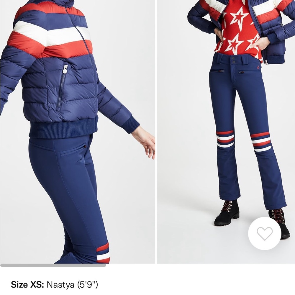 Perfect Moment Blue and Red Ski Jacket